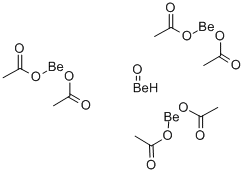 BERYLLIUM ACETATE BASIC Struktur