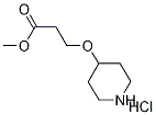 Methyl 3-(4-piperidinyloxy)propanoatehydrochloride Struktur