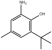 2-Amino-4-methyl-6-tert-butylphenol Struktur