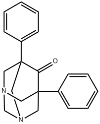 5,7-Diphenyl-1,3-diazatricyclo[3.3.1.13,7]decan-6-one Struktur