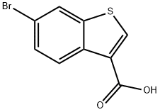 6-BROMO-BENZO[B]THIOPHENE-3-CARBOXYLIC ACID Struktur