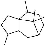 OCTAHYDRO-1,4,9,9-TETRAMETHYL-1H-3A,7-METHANOAZULENE Struktur