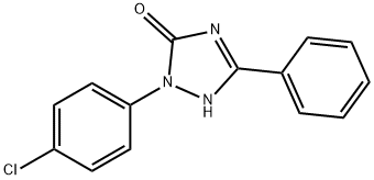 2-(4-Chlorophenyl)-1,2-dihydro-5-phenyl-3H-1,2,4-triazol-3-one Struktur