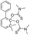 Carbamothioic acid, dimethyl-, O,O-(3,3-dimethyl1,1-biphenyl-2,2-diyl) ester Struktur