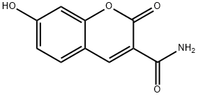 7-HYDROXY-2-OXO-2H-CHROMENE-3-CARBOXYLIC ACID AMIDE Struktur