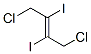 1,4-Dichloro-2,3-diiodo-2-butene Struktur