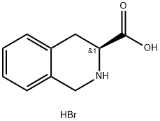 (S)-1,2,3,4-Tetrahydro-3-isoquinolinecarboxylic acid hydrobromide Struktur