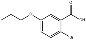 2-BROMO-5-N-PROPYLOXYBENZOIC ACID Struktur