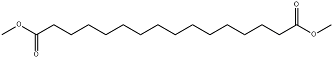 DIMETHYL HEXADECANEDIOATE Struktur