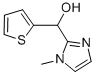 (1-methyl-1H-imidazol-2-yl)(2-thienyl)methanol Struktur