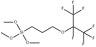 3-(HEPTAFLUOROISOPROPOXY)PROPYLTRIMETHOXYSILANE Struktur