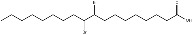 9,10-DIBROMOSTEARIC ACID Struktur