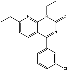 4-(3-CHLOROPHENYL)-1,7-DIETHYLPYRIDO[2,3-D]PYRIMIDIN-2(1H)-ONE Struktur