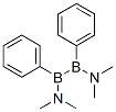 N,N,N',N'-Tetramethyl-1,2-diphenyl-1,2-diboraethane-1,2-diamine Struktur