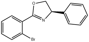 (R)-2-(2-BROMOPHENYL)-4-PHENYL-4,5-DIHYDROOXAZOLE Struktur