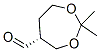 1,3-Dioxepane-5-carboxaldehyde, 2,2-dimethyl-, (R)- (9CI) Struktur