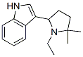 3-(1-Ethyl-5,5-dimethyl-2-pyrrolidinyl)-1H-indole Struktur