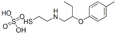 2-[2-(p-Tolyloxy)butyl]aminoethanethiol sulfate Struktur