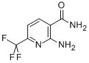 2-AMINO-6-(TRIFLUOROMETHYL)NICOTINAMIDE Struktur