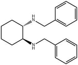 1S,2S-N,N'-bis(phenylMethyl)-1,2-CyclohexanediaMine Struktur