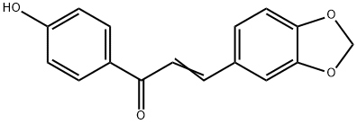 4'-HYDROXY-3,4-METHYLENEDIOXYCHALCONE Struktur