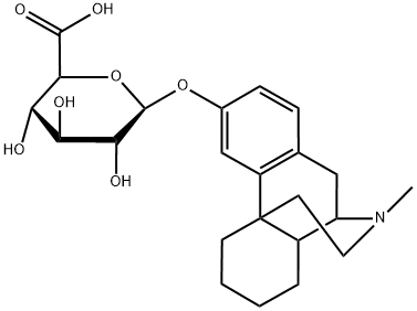 Dextrorphan -D-O-Glucuronide Struktur