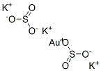 gold(1+) tripotassium disulphite Struktur