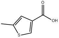 5-methylthiophene-3-carboxylic acid Struktur