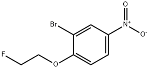 2-BROMO-1-(2-FLUORO-ETHOXY)-4-NITRO-BENZENE Struktur