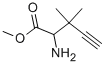 4-Pentynoicacid,2-amino-3,3-dimethyl-,methylester(9CI) Struktur