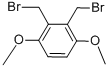 2,3-BIS-BROMOMETHYL-1,4-DIMETHOXY-BENZENE Struktur