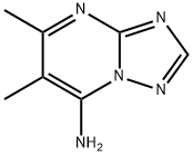 [1,2,4]Triazolo[1,5-a]pyrimidin-7-amine,  5,6-dimethyl- Struktur