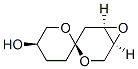 Spiro3,7-dioxabicyclo4.1.0heptane-4,2-2Hpyran-5-ol, tetrahydro-, (1.alpha.,4.alpha.,5.beta.,6.alpha.)- Struktur