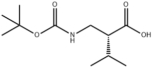 Boc-(R)-2-(aMinoMethyl)-3-Methylbutanoic acid Struktur