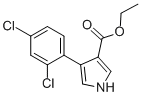 4-(2,4-DICHLOROPHENYL)-1H-PYRROLE-3-CARBOXYLIC ACIDETHYL ESTER Struktur