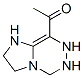 Ethanone, 1-(1,2,3,5,6,7-hexahydroimidazo[1,2-d][1,2,4]triazin-8-yl)- (9CI) Struktur