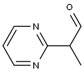 2-Pyrimidineacetaldehyde, alpha-methyl- (9CI) Struktur