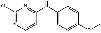 2-Chloro-4-(4-methoxyphenylamino)pyrimidine Struktur