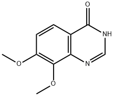 7,8-dimethoxyquinazolin-4(3H)-one Struktur