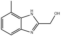 1H-Benzimidazole-2-methanol,4-methyl-(9CI) Struktur