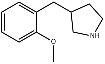 3-(2-methoxybenzyl)pyrrolidine Struktur