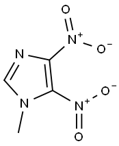 1-methyl-4,5-dinitro-imidazole Struktur