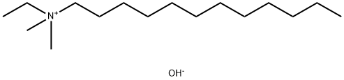 DIMETHYLDODECYLETHYLAMMONIUM HYDROXIDE Struktur