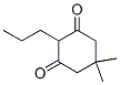 2-Propyl-5,5-dimethylcyclohexane-1,3-dione Struktur