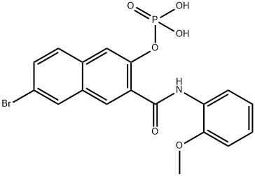 6-Brom-3-(o-hydroxyphenylaminocarbonyl)-2-naphthylphosphat