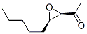 Ethanone, 1-[(2R,3R)-3-pentyloxiranyl]- (9CI) Struktur