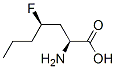 Heptanoic acid, 2-amino-4-fluoro-, (R*,S*)- (9CI) Struktur