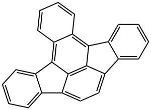 Benz[a]indeno[1,2,3-fg]aceanthrylene Struktur