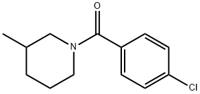 1-(4-Chlorobenzoyl)-3-Methylpiperidine, 97% Struktur