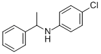 Benzenemethanamine, N-(4-chlorophenyl)-a-methyl- Struktur